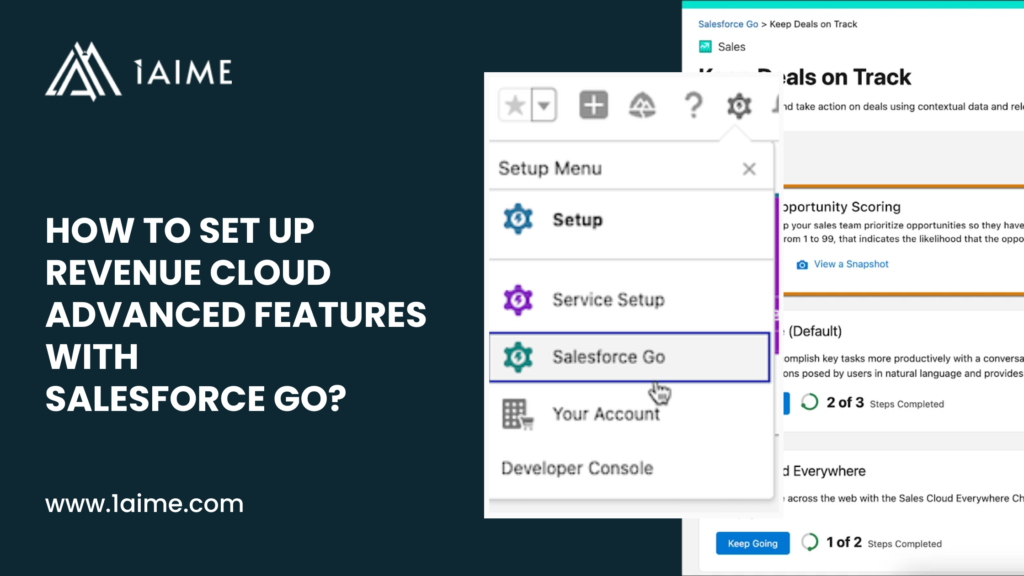 Set up RCA features with Salesforce Go